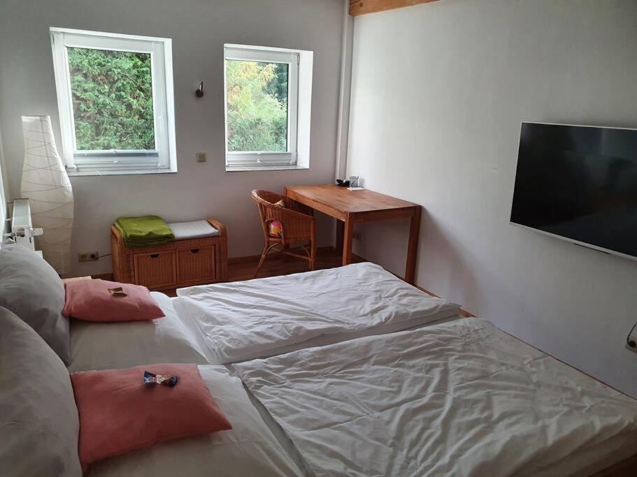 Kornhaus - Schoene Ferienwohnung Mit Pool, Kamin Und Terrasse Göttingen Exterior foto